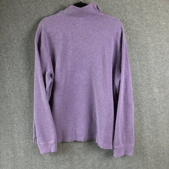 POLO RALPH LAUREN Ribbed 1/4 Zip Sweater Jumper Pullover Sz XL Men/Women/Unisex - Picture 3 of 8